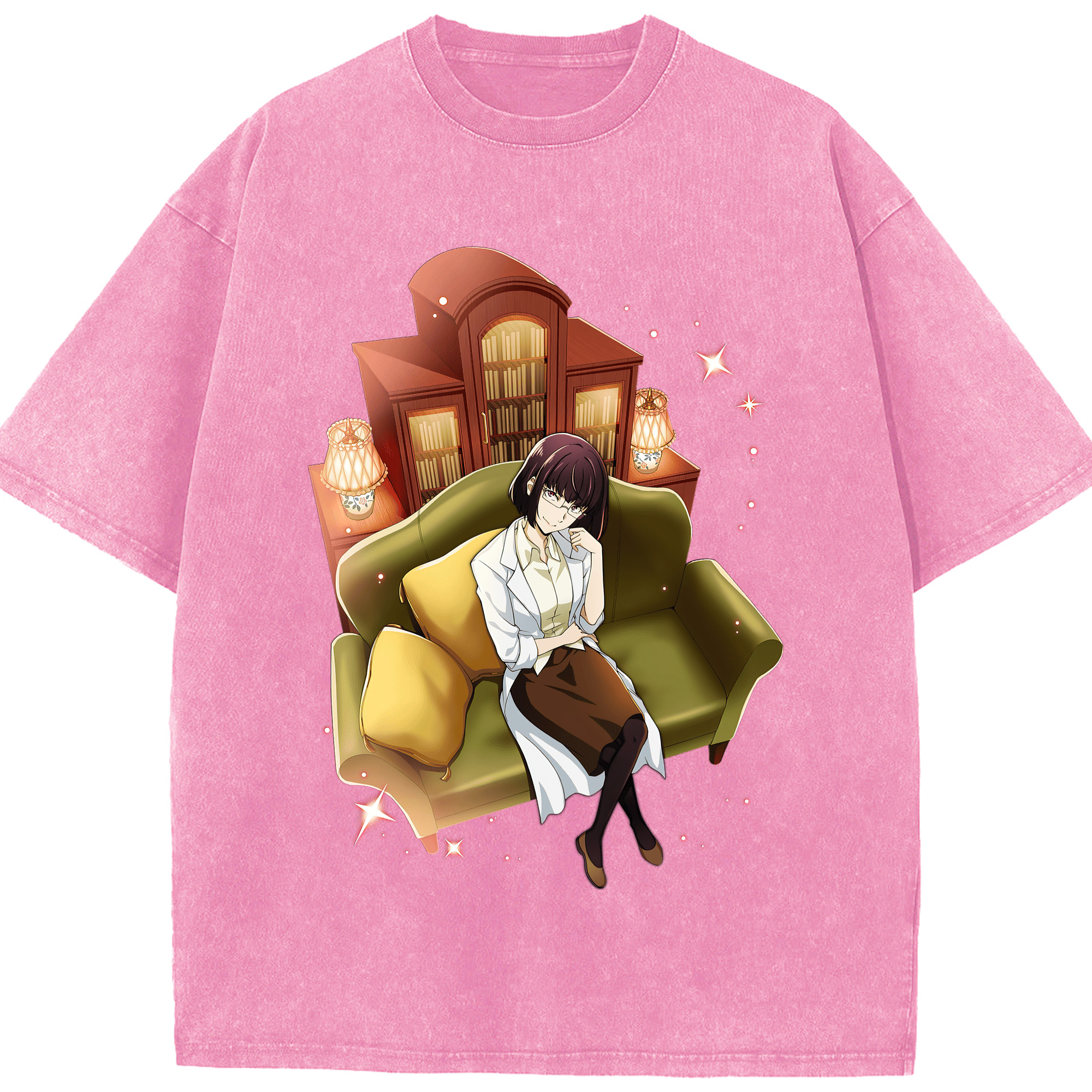 （画像用） 文豪ストレイドッグス Bungo Stray Dogs 綿100% ヴィンテージ風 半袖Tシャツ（フロントプリント）